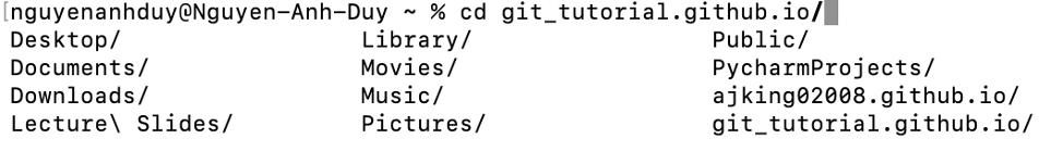 cd folder