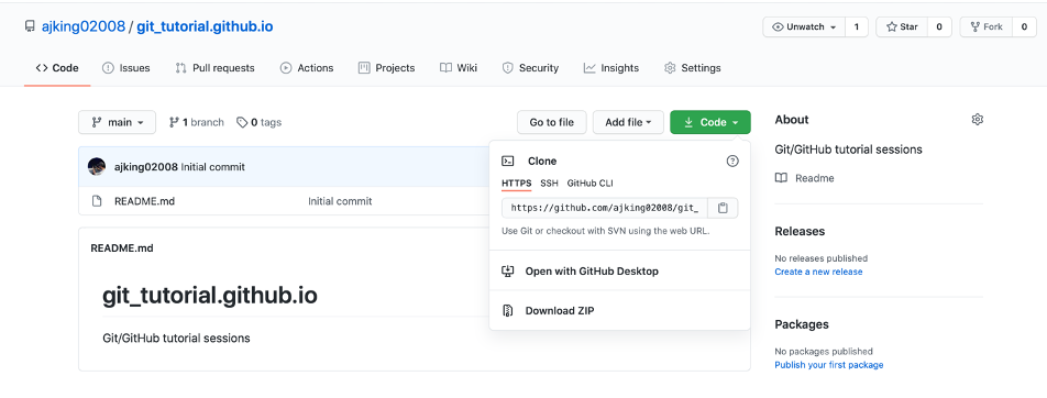 git clone link