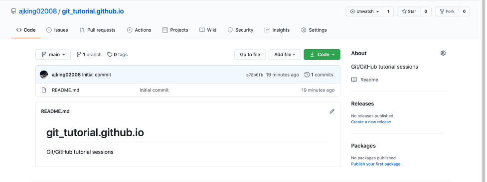 github repo